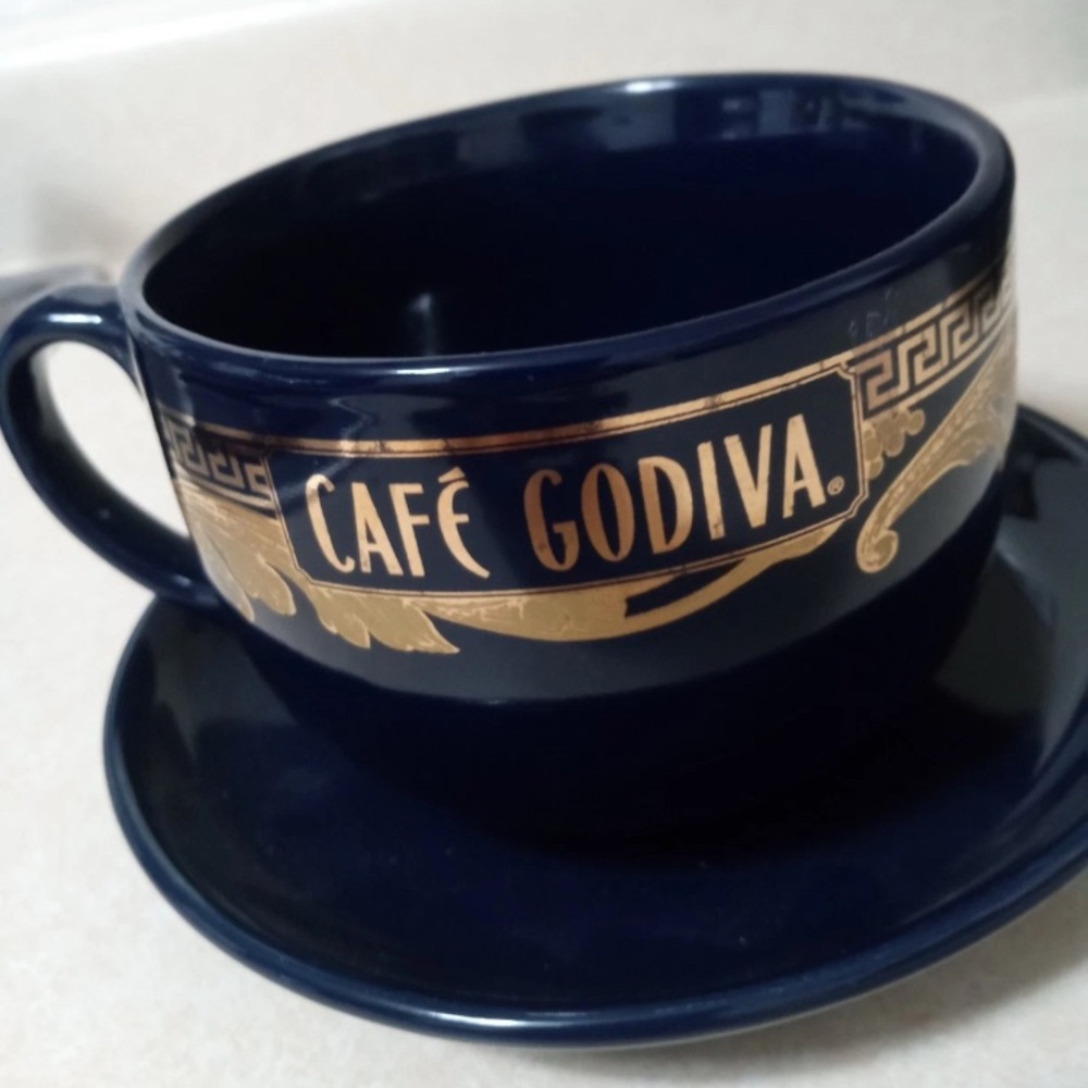 VTG California Pantry Cafe Godiva Mug/Cup Plate/Saucer